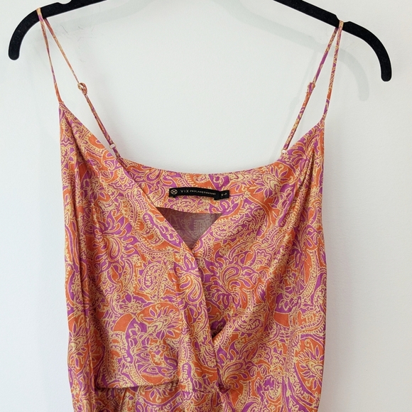 NEW ViX Paula Hermanny Gisa Midi Dress In Magritte - Picture 3 of 8